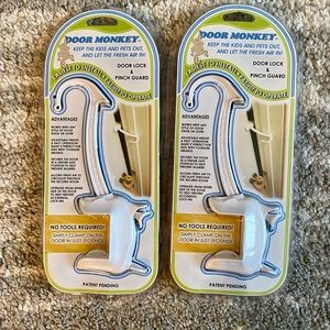 Door Monkey portable safety door lock for kids pets Alzheimer’s